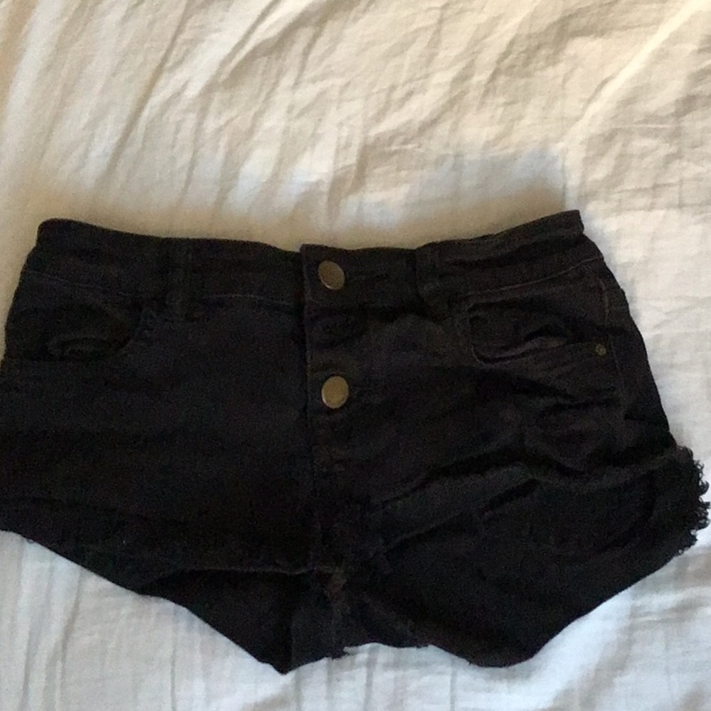 Billabong Tight Black Jean Shorts